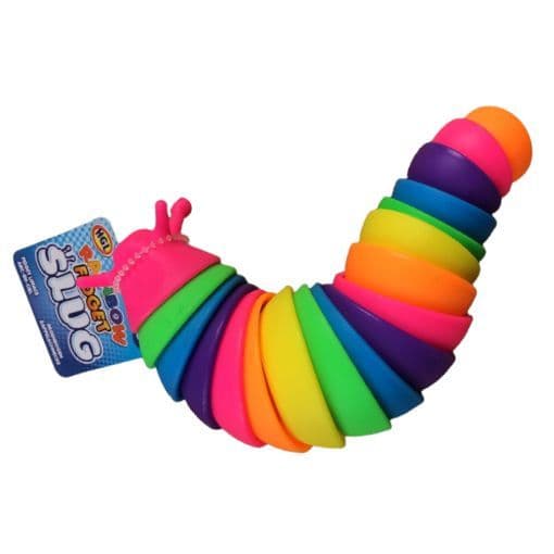 Rainbow Fidget Slug Sensory Toys HGL H Grossman