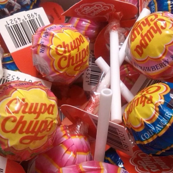 10 x Best Of Flavour Chupa Chups Lolly Sweets Lollies 12g Each