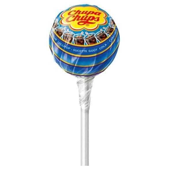 10 x Cola Flavour Chupa Chups Lolly Sweets Lollies 12g Each
