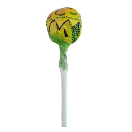 10 x  Sour Lemon Flavour Chupa Chups Lolly Sweets Lollies 12g Each