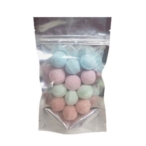 12 x Random Scented Mini Bath Marbles Fizzers - Bath Bubble & Beyond 10g Each