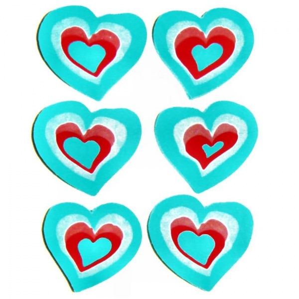 20 x Love Hearts Erasers Novelty Rubbers (Sets of 6) Wholesale Bulk Buy