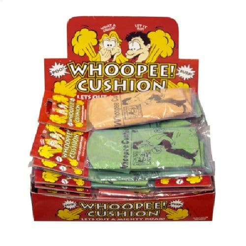 24 x Small Whoopee Cushion - Farting Classic Jokes Collection - Wholesale Box