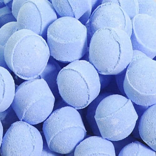 30 x Blueberry Mini Bath Marbles Fizzers Bath Bubble & Beyond 10g