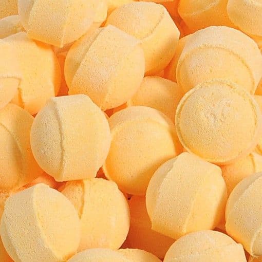 30 x Lemon Mini Bath Marbles Fizzers Bath Bubble & Beyond 10g