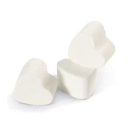 30 x Snowmusk White Mini Bath Hearts Fizzers Bath Bubble & Beyond 10g