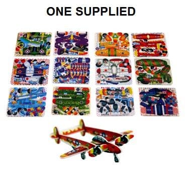 60 x Mini 3D Plastic Glider Plane Kit - Wholesale Bulk Buy