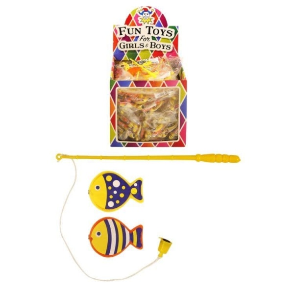 72 x Mini Magnetic Fishing Games - Pocket Travel Party Bag Toys Wholesale Bulk Buy Box