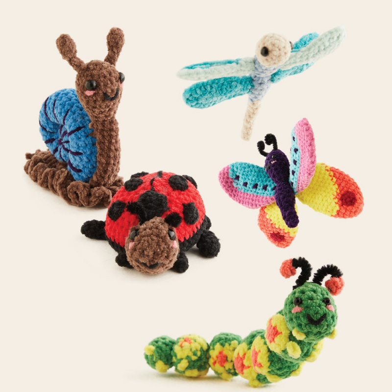Happy Chenille Book 6 (Garden Friends) Amigurumi Crochet Patterns Sirdar