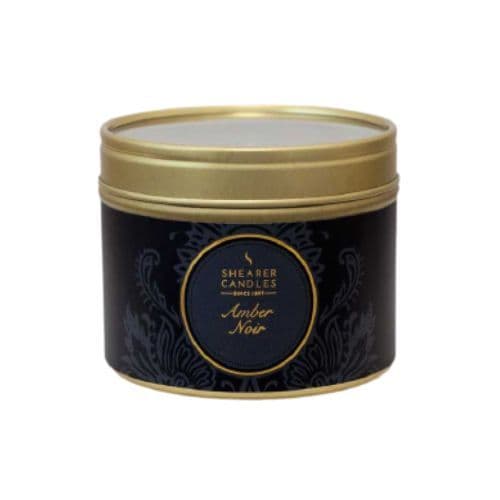 Amber Noir Scented Filled Tin - Shearer Candles