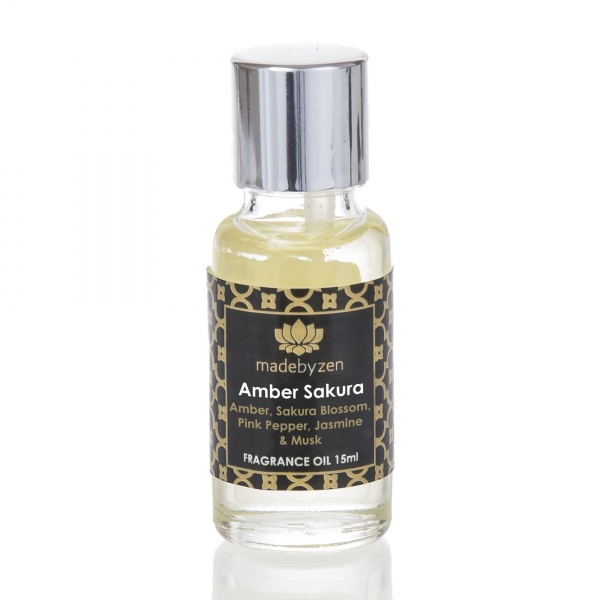 Amber Sakura - Signature Scented Fragrance Oil Made By Zen 15ml