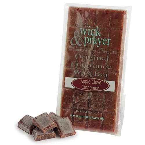 Apple Clove Cinnamon - Original Fragrance Wax Bar On A Wick & A Prayer