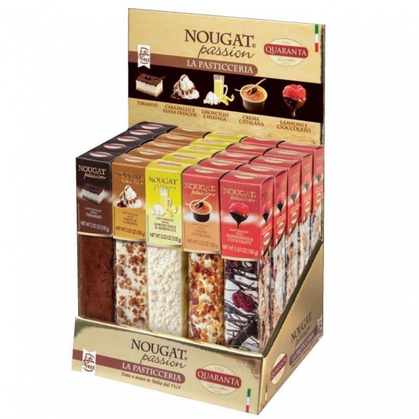 Assorted Desserts Deluxe Soft Nougat Italian Sweets Quaranta 100g (Pack of 5)