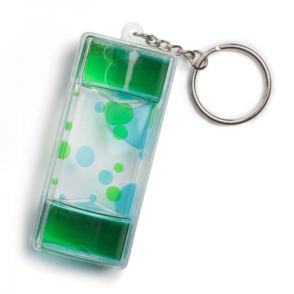 Assorted Retro Liquid Motion Keychain