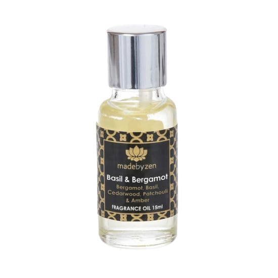 Basil & Bergamot - Signature Scented Fragrance Oil Made By Zen 15ml