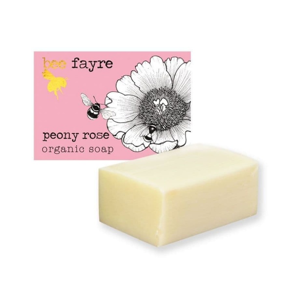 Bee Loved Peony Rose Organic Soap Beefayre 100g