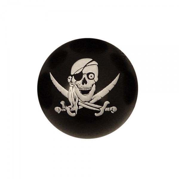 Black Pirates Bouncers Balls - Assorted Designs Bouncy Jet Ball 32mm