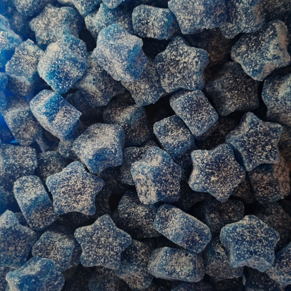 Blue Raspberry Fizzy Gummy Stars Pick & Mix Sweets Kingsway 100g