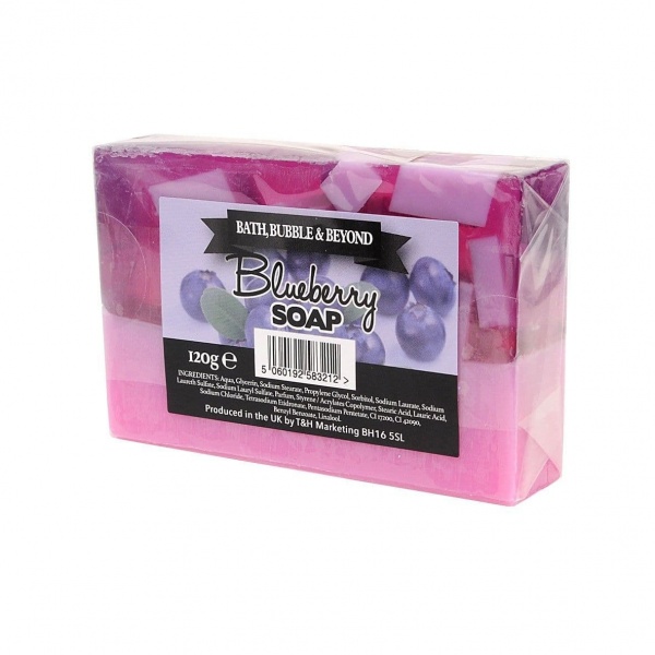 Blueberry Glycerin Soap Slice - Bath Bubble & Beyond 120g