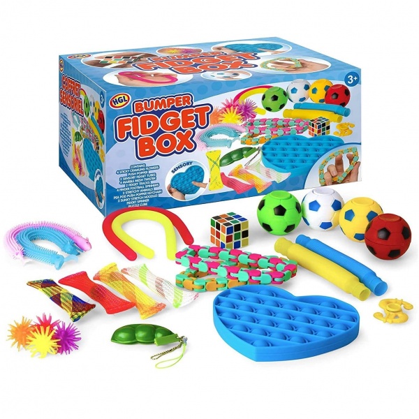 Bumper Fidget Box 24 Pieces Fidget Sensory Toys HGL H Grossman