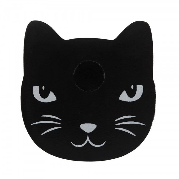 Cat Black Spell Candle Holder Spirit of Equinox