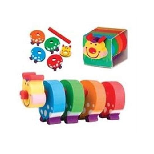 Caterpilar Eraser 3D Buildable Novelty Rubber Tobar