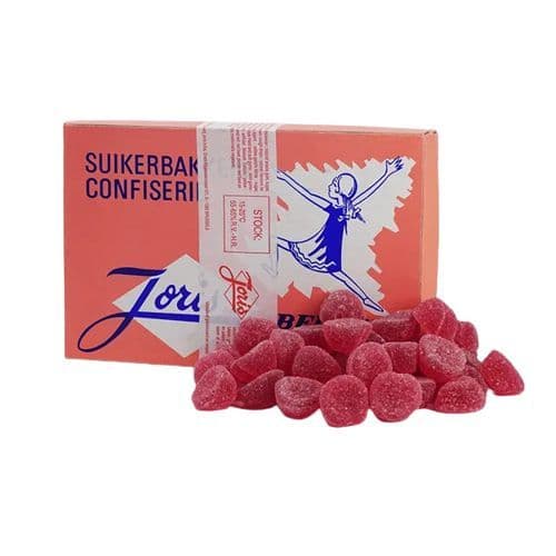 Cherry Flavour Soft Jellies Drops Gift Box Pouch Joris 1kg