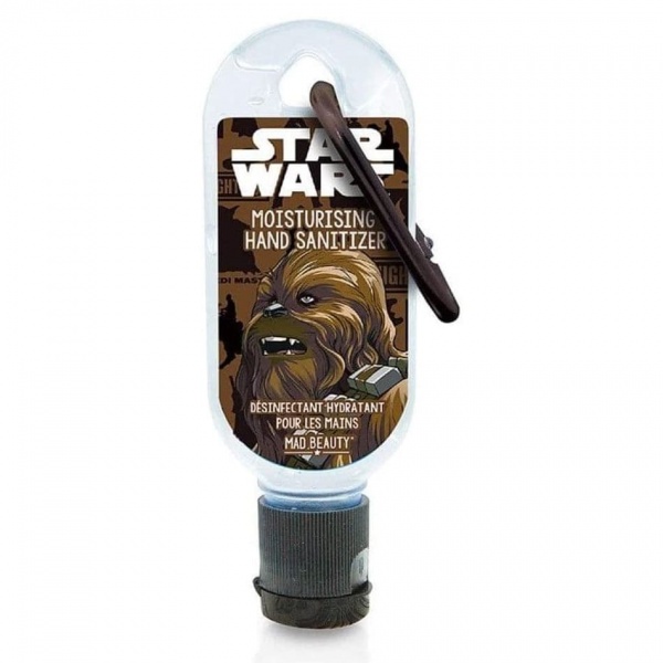 Chewbacca Coconut Star Wars Clip & Clean Moisturising Travel Hand Sanitizer Gel 30ml Mad Beauty