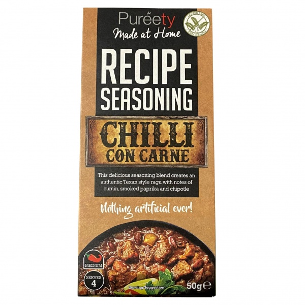 Chilli Con Carne Recipe Seasoning Mix Pureety 50g