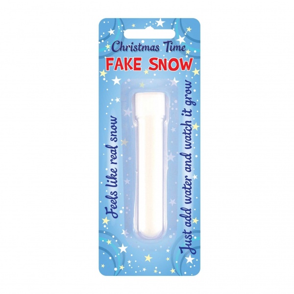 Christmas Time Fake Snow Tube - Instant Just Add Water - Like Real Snow