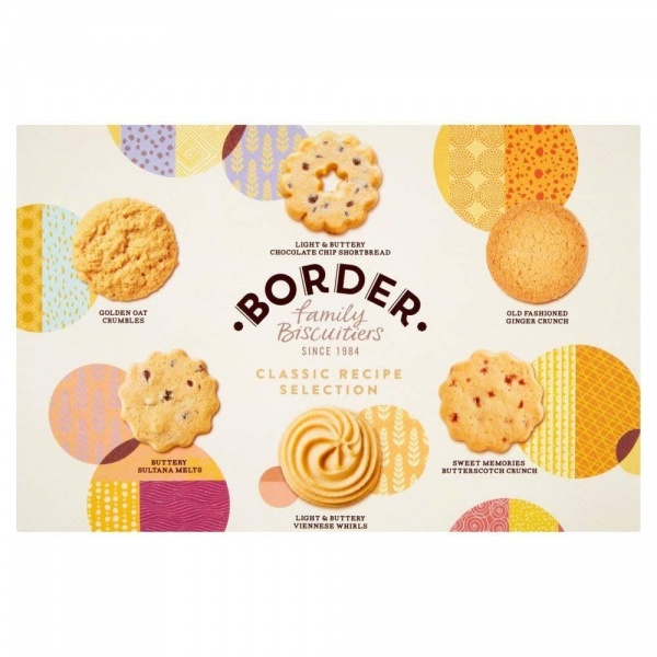 Classic Recipe Selection Gift Box Cookies - Border Biscuits 400g