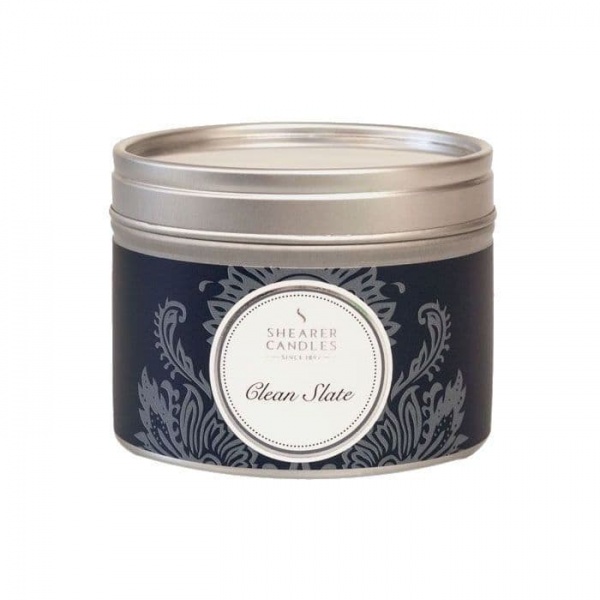 Clean Slate Scented Filled Tin - Shearer Candles