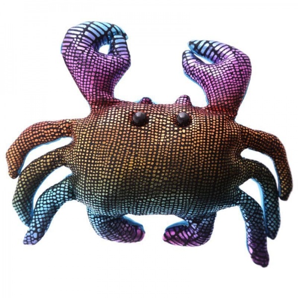 Crab Small Sand Animal Collectable Weighted Soft Toy Puckator (1 Supplied)