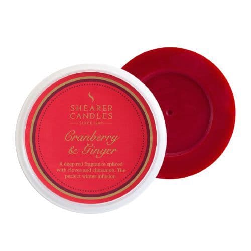 Cranberry & Ginger Scented Wax Melt - Shearer Candles