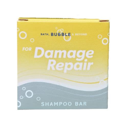 Damage Repair Yellow Box Shampoo Bar - Bath Bubble & Beyond 50g