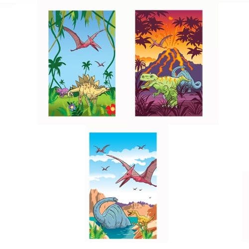 Dinosaur Notebook Notepad Jotter - Boys Party Bag Fillers Henbrandt
