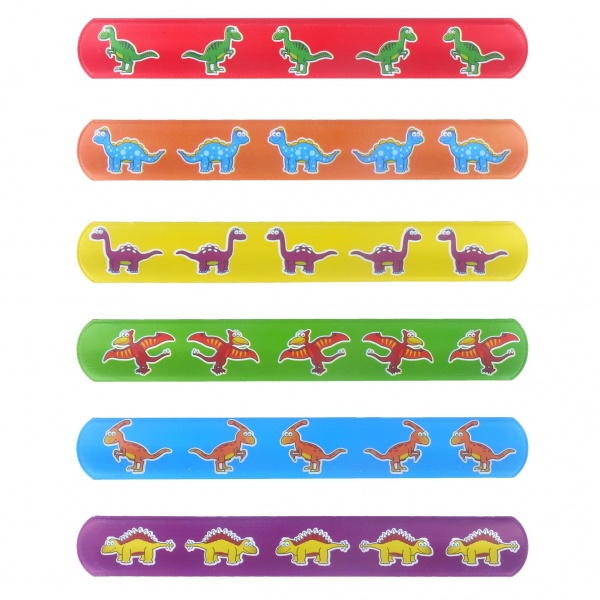 Dinosaur Snap Bracelets - Party Bag Fillers Henbrandt