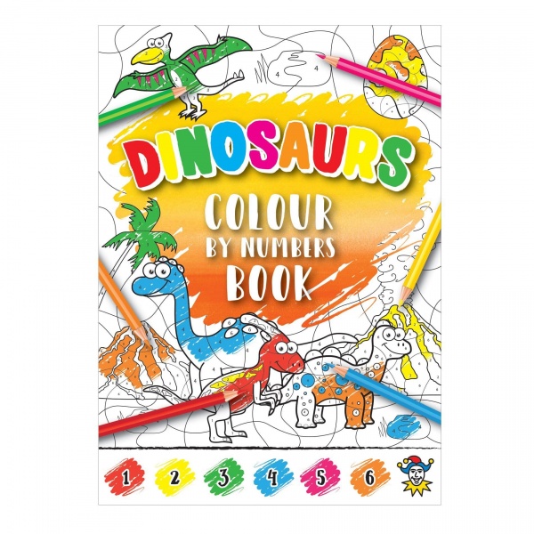 Dinosaurs Colour By Numbers Mini Colouring Book