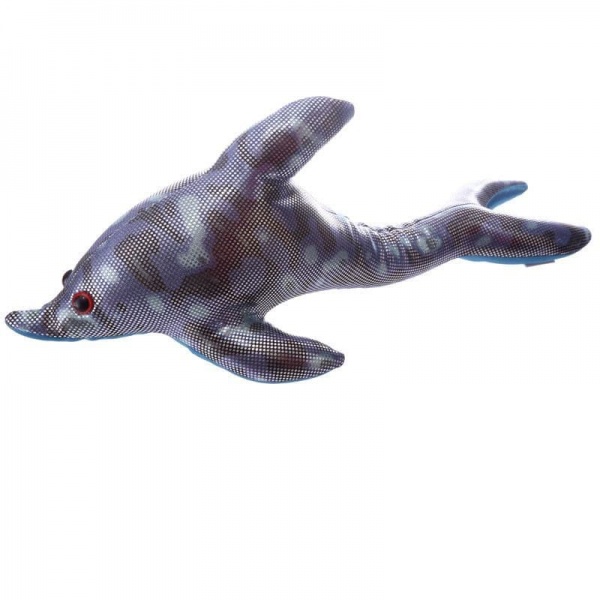 Dolphin Large Sand Animal Collectable Weighted Soft Toy Puckator (1 Supplied)