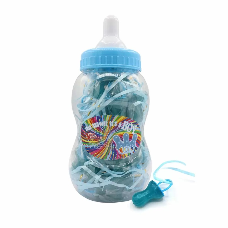 40 x Mini Blue Boy Baby Shower Dummies Lollies Kandy Kandy 23g In