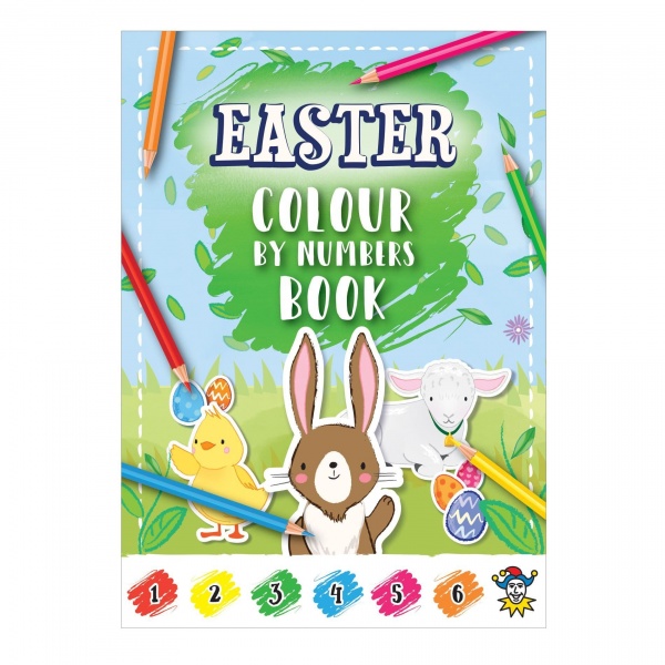 Easter Colour By Numbers Mini Colouring Book