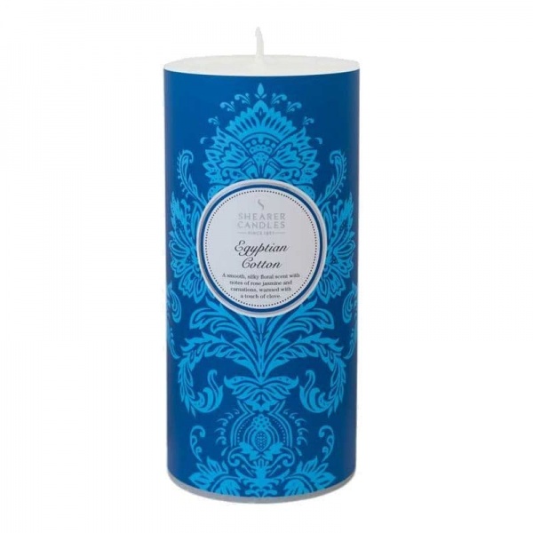 Egyptian Cotton Scented Pillar Candle - Shearer Candles