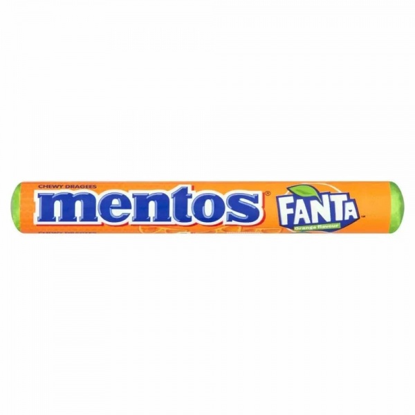 Fanta - Mentos Rolls Chewy Dragees Sweets Candy Sweets 37.5g