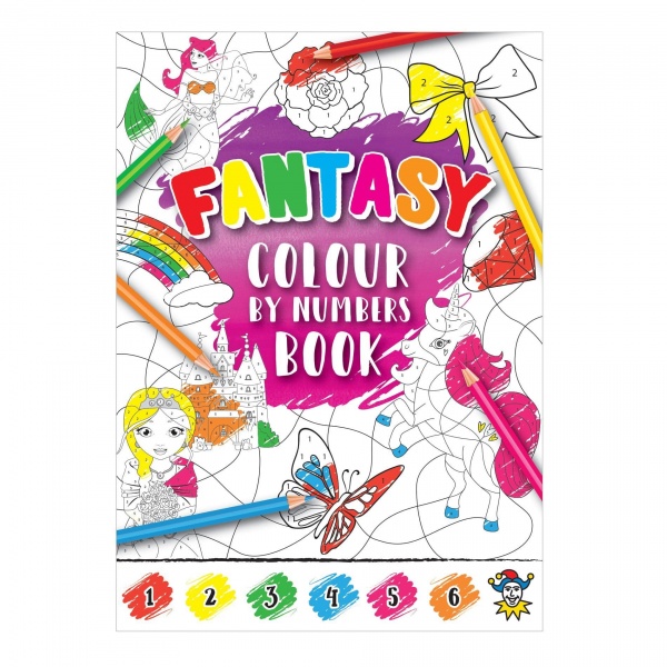 Fantasy Colour By Numbers Mini Colouring Book