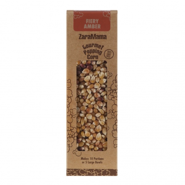 Fiery Amber - ZaraMama Popcorn Gourmet Popping Corn Gift Box 400g