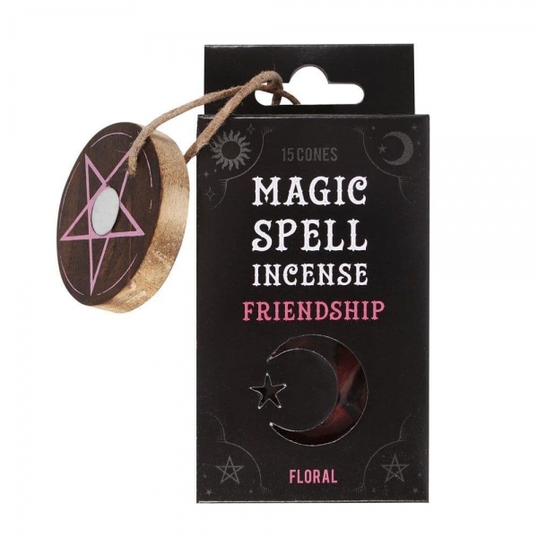 Floral Friendship Magic Spell Incense Cones & Holder Spirit of Equinox