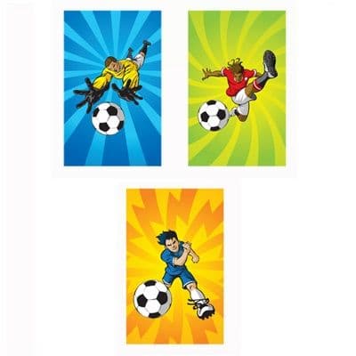 Football Notebook Notepad Jotter - Boys & Girls Party Bag Fillers