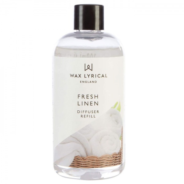 Fresh Linen Fragranced Reed Diffuser Refill Made In England Wax Lyrical 200ml