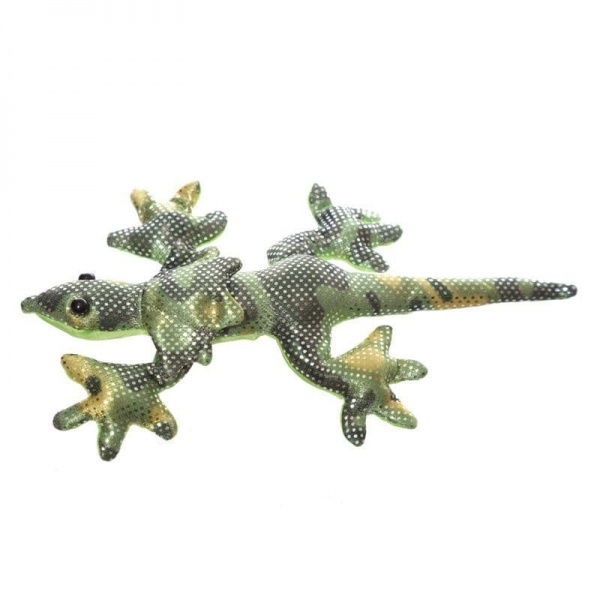 Frill Necked Lizard Small Sand Animal Collectable Weighted Soft Toy Puckator (1 Supplied)