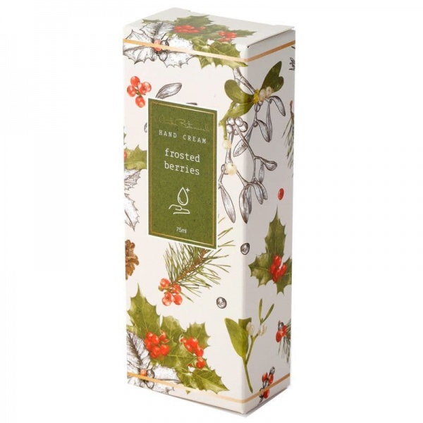 Frosted Berries Winter Botanicals Christmas Hand Cream 75ml Puckator